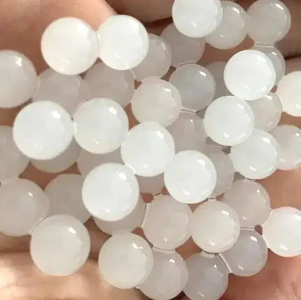 7-8mm Milky White Hardened Gel Balls (Gold Label)