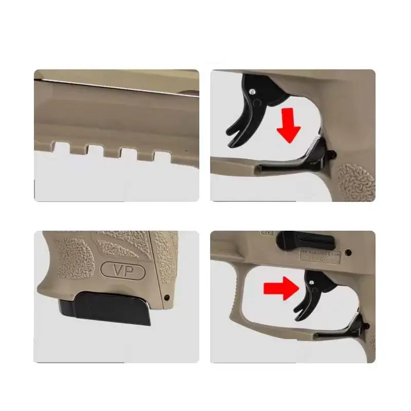 Knight DK06 VP9L Semi-Auto Gel Blaster Pistol