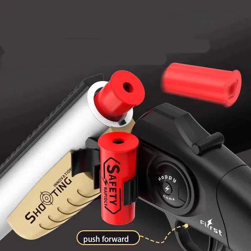 Single Metal Barrel S686 Shell Eject Gel Blaster Nerf Gun 3in1