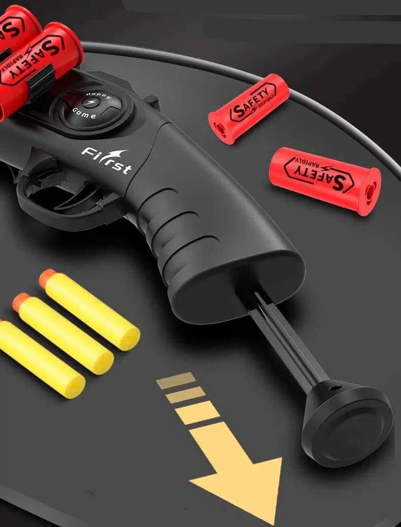 Single Metal Barrel S686 Shell Eject Gel Blaster Nerf Gun 3in1