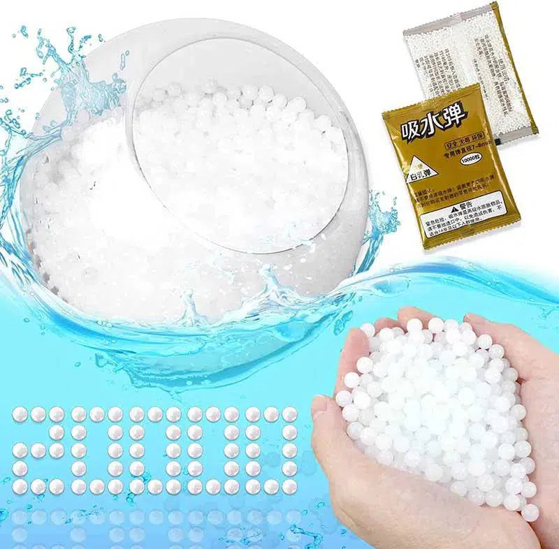 7-8mm Milky White Hardened Gel Balls (Gold Label)