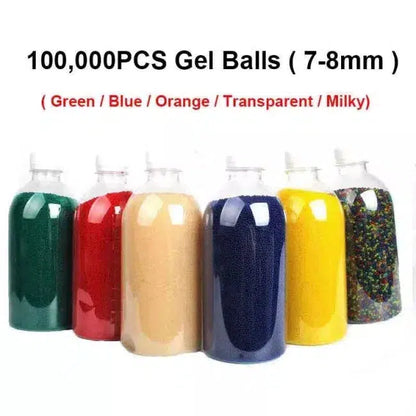40000/100000pcs 7-8MM Hardened Coloured Gel Balls