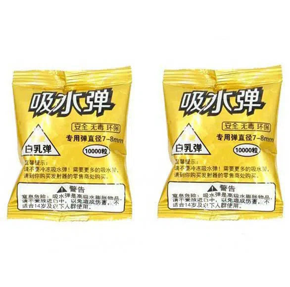 7-8mm Milky White Hardened Gel Balls (Gold Label)