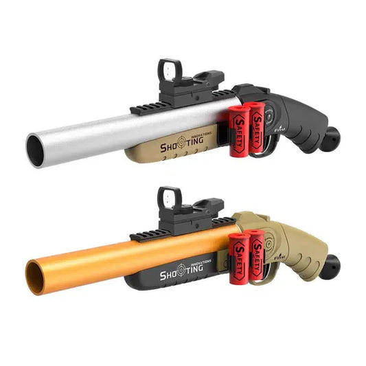 Single Metal Barrel S686 Shell Eject Gel Blaster Nerf Gun 3in1