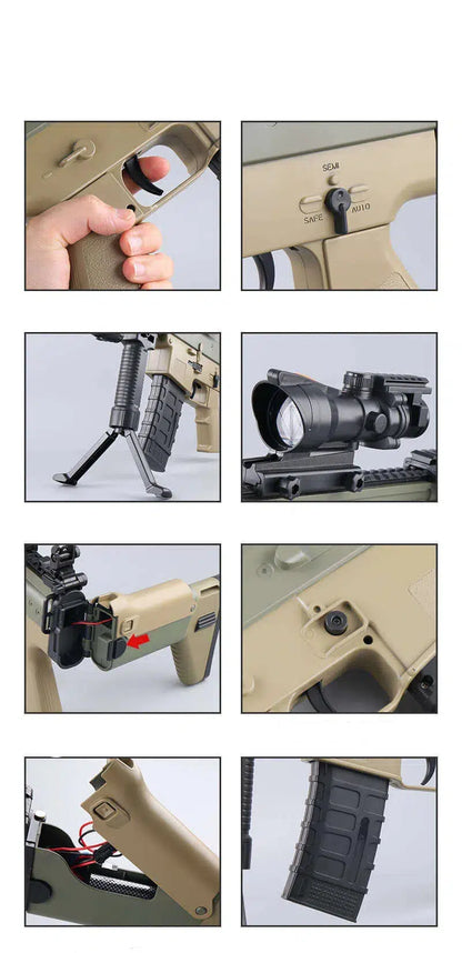 TG SCAR-L Realistic Tactical Gel Ball Blaster Gun