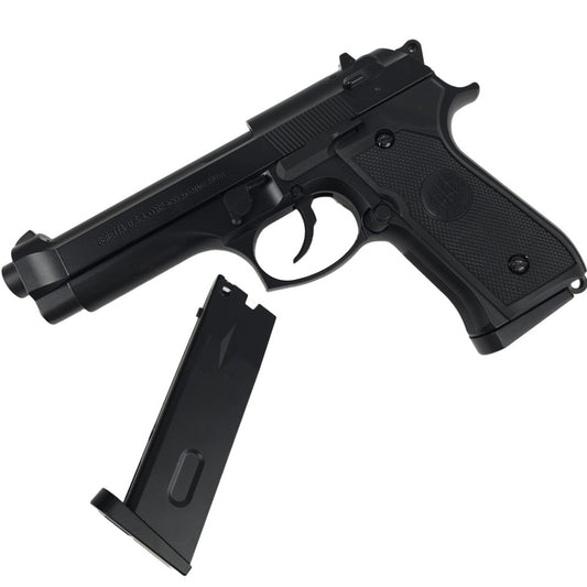 Beretta 92 Manual Gel Blaster Pistol- Black
