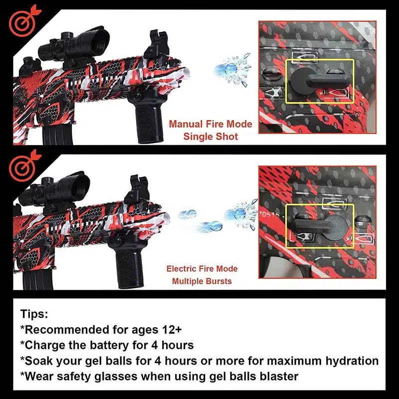 HK416d Graffiti Splatter Ball Orbeez Blaster Toy