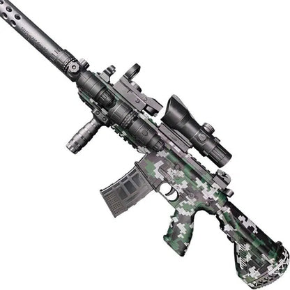 M416 Graffiti Gel Ball Blaster Water Beads Shooter w/ Multiplue Skins