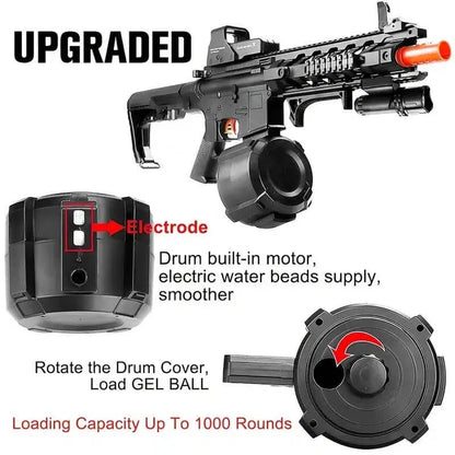 STD 5S Drum-Fed M4 Wasp Gel Blaster